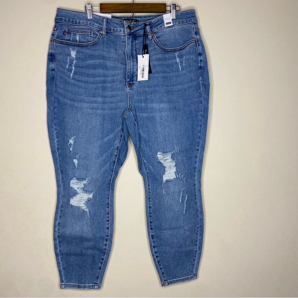 Judy Blue High Waist Control Top Tummy Control Skinny Denim JB88426 Size 22W NWT